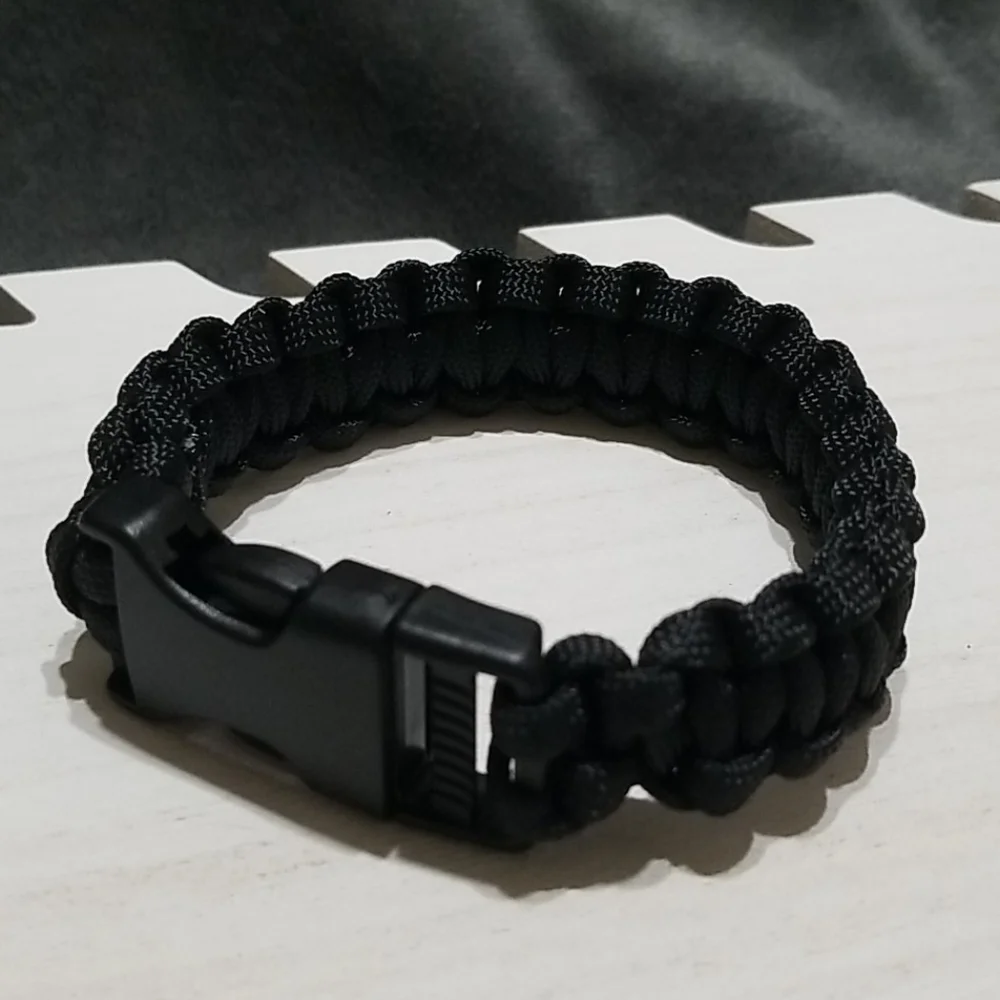 Black Paracord Bracelet